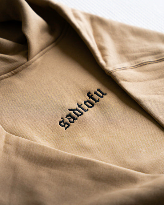'Sad Tofu' Embroidered Hoodie