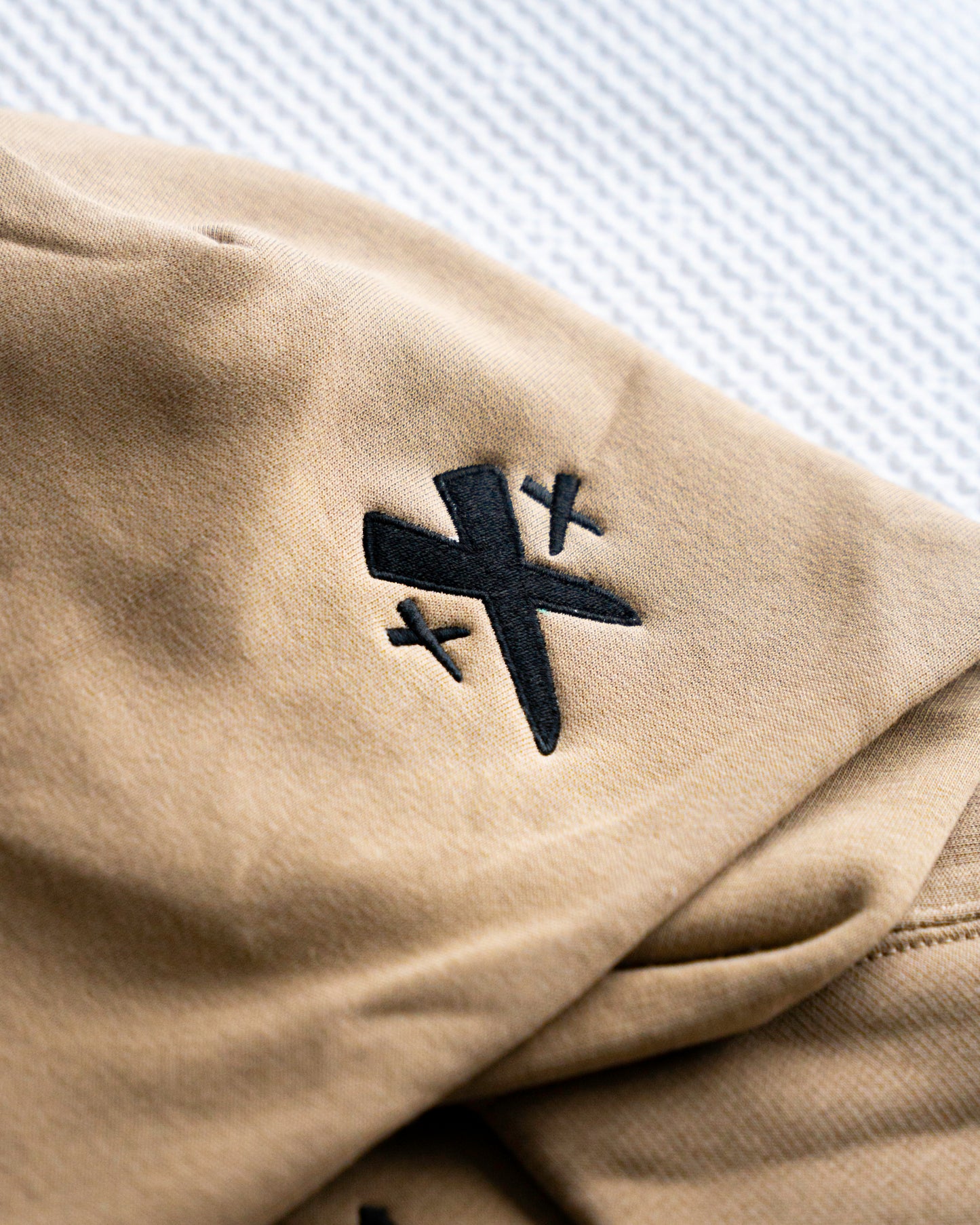'Sad Tofu' Embroidered Hoodie