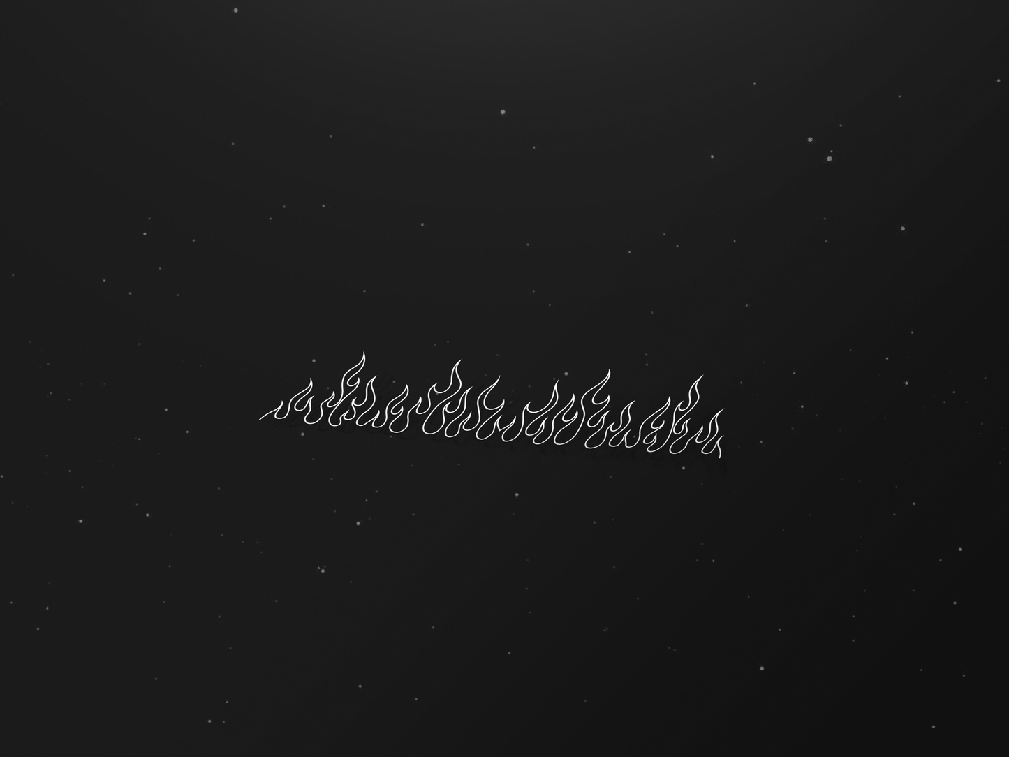 Flame Outline Banner