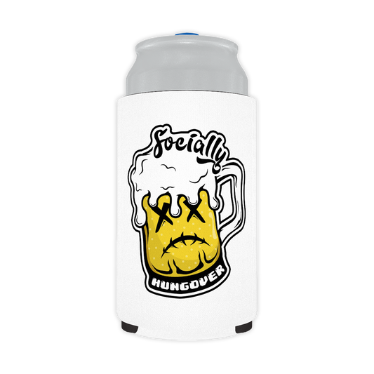 'Socially Hungover' Stubby Holder